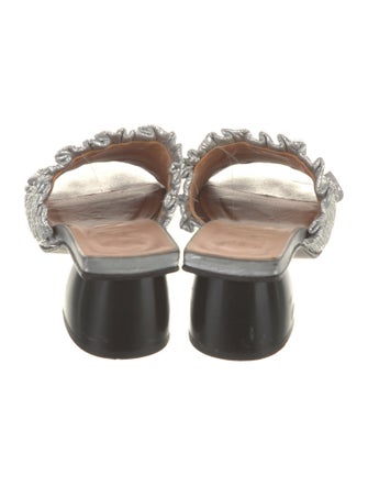 Ganni Leather Slides