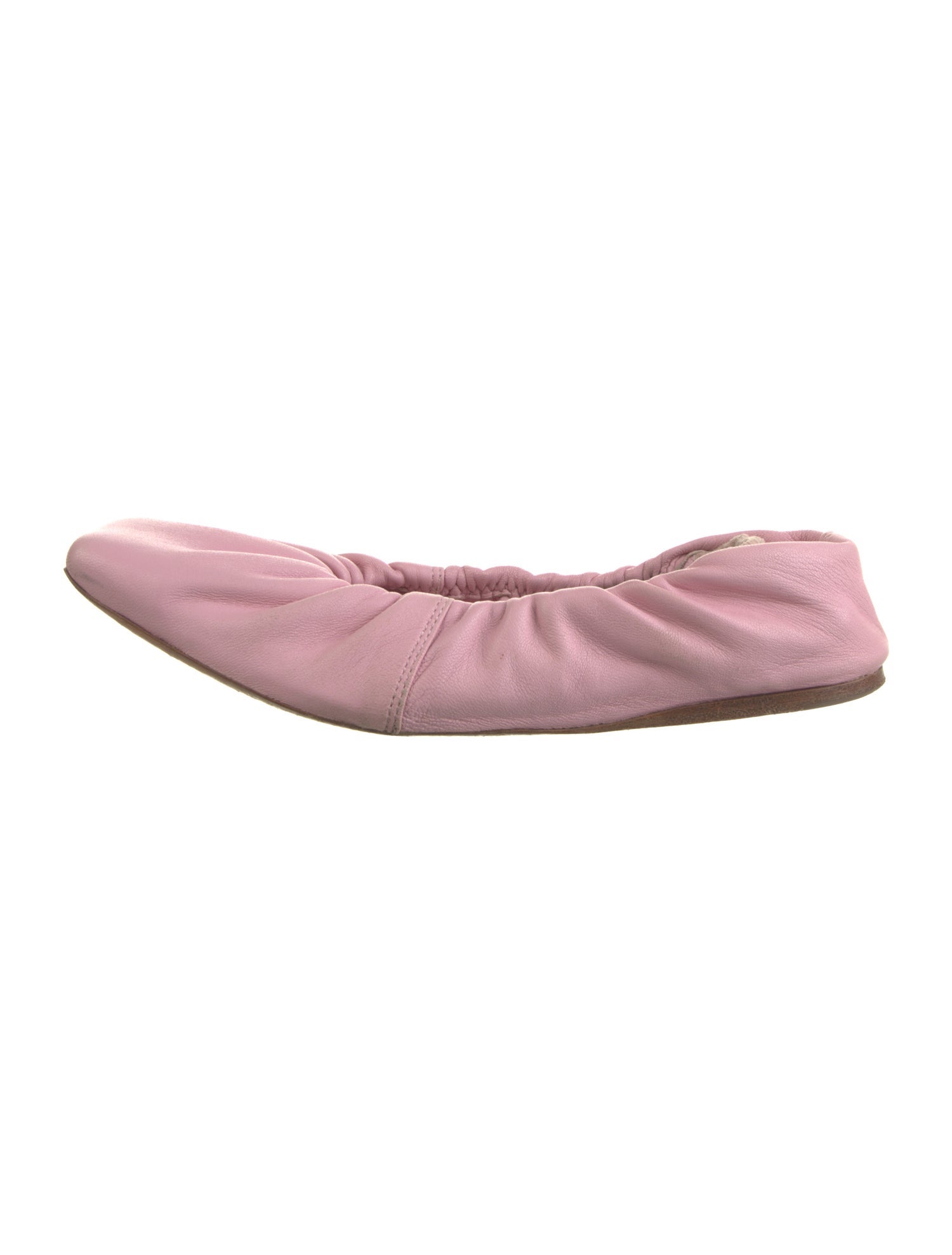 Ganni Leather Ballet Flats