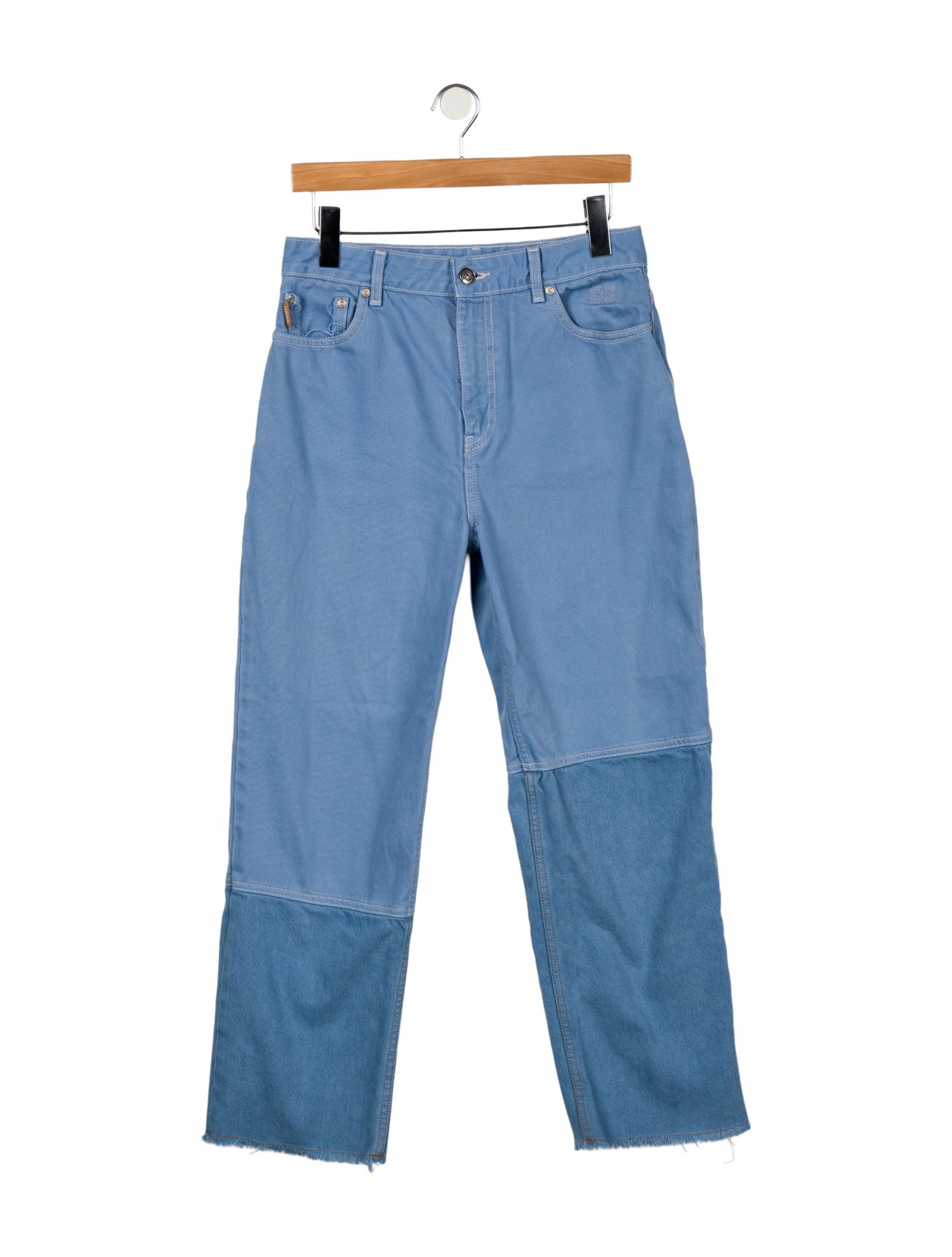 Ganni High-Rise Straight Leg Jeans