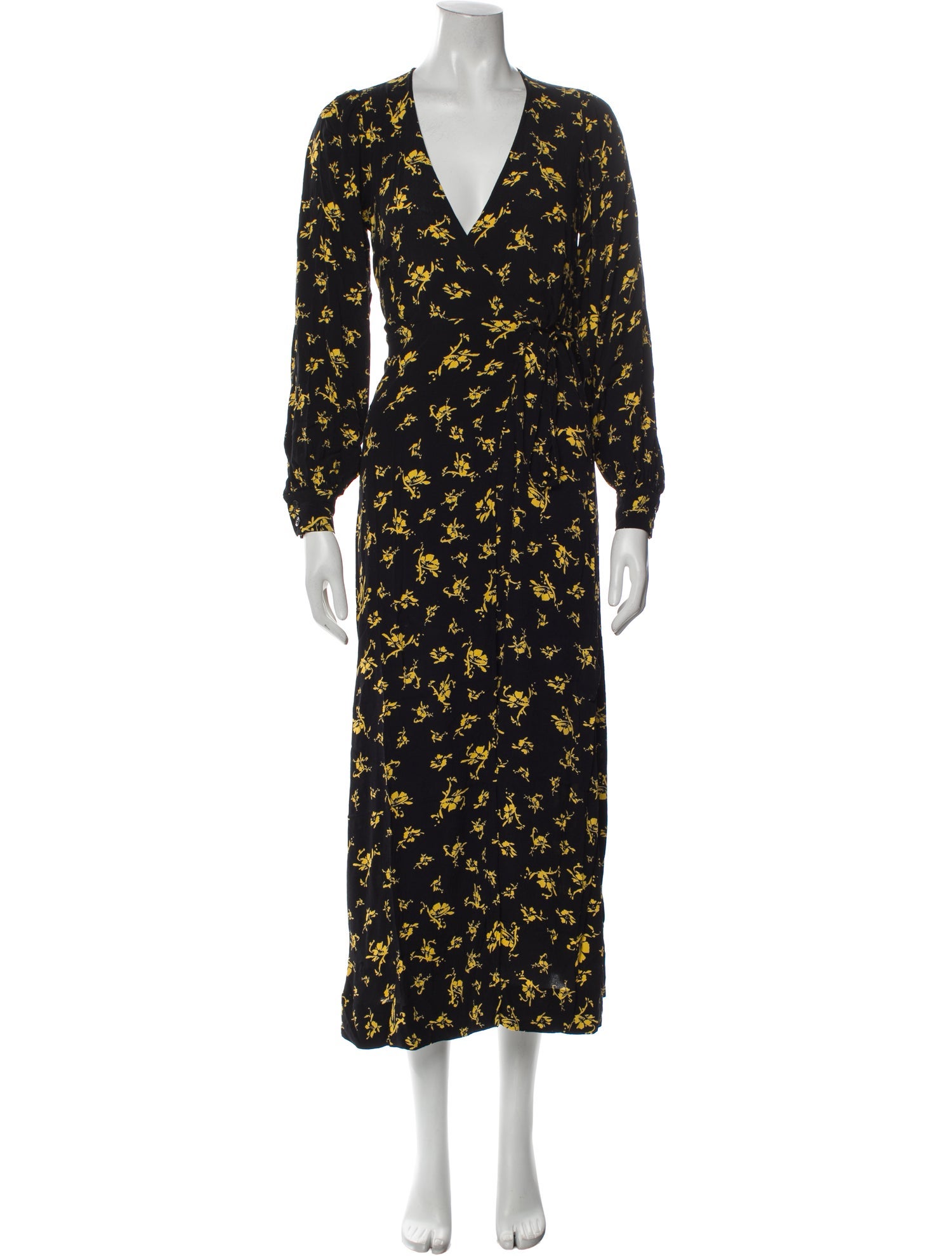 Ganni Floral Print Robe
