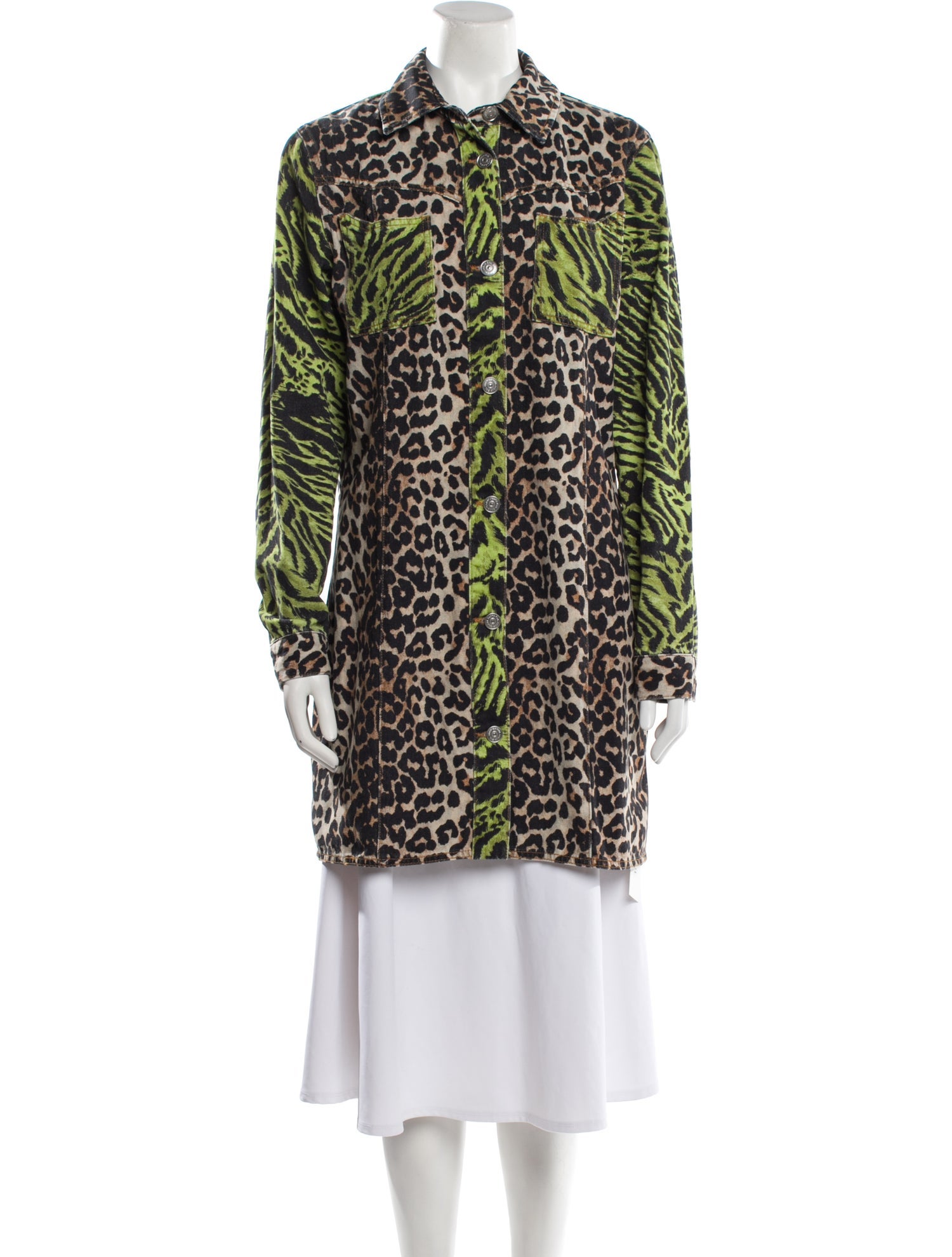 Ganni Animal Print Jacket