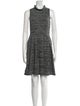 Ganni Tweed Pattern Mini Dress