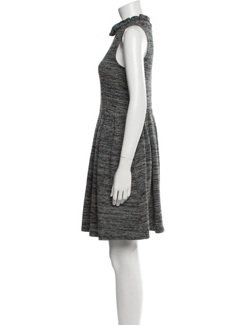 Ganni Tweed Pattern Mini Dress