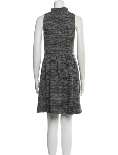 Ganni Tweed Pattern Mini Dress