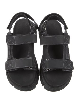 Ganni Rubber Slingback Sandals