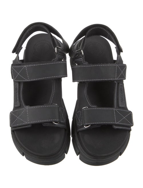 Ganni Rubber Slingback Sandals