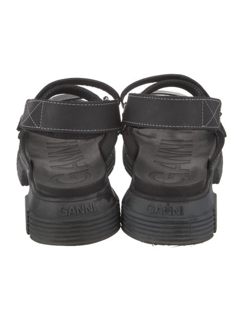 Ganni Rubber Slingback Sandals