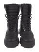 Ganni Leather Combat Boots