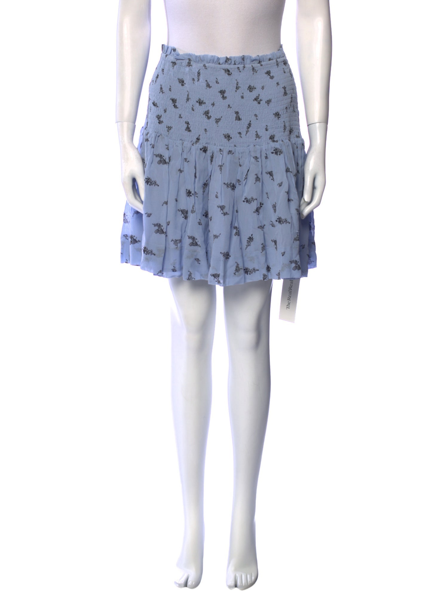 Ganni Floral Print Knee-Length Skirt w/ Tags