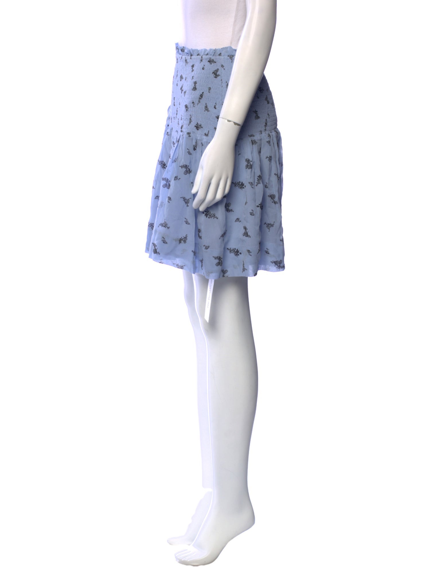 Ganni Floral Print Knee-Length Skirt w/ Tags