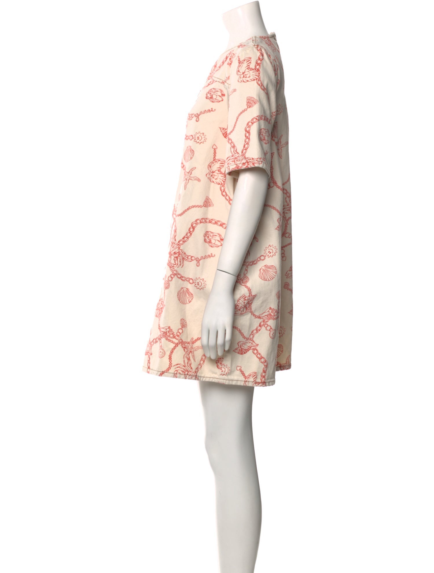 Ganni Printed Mini Dress