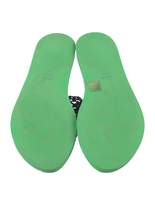 Ganni Lasercut Accents Slides