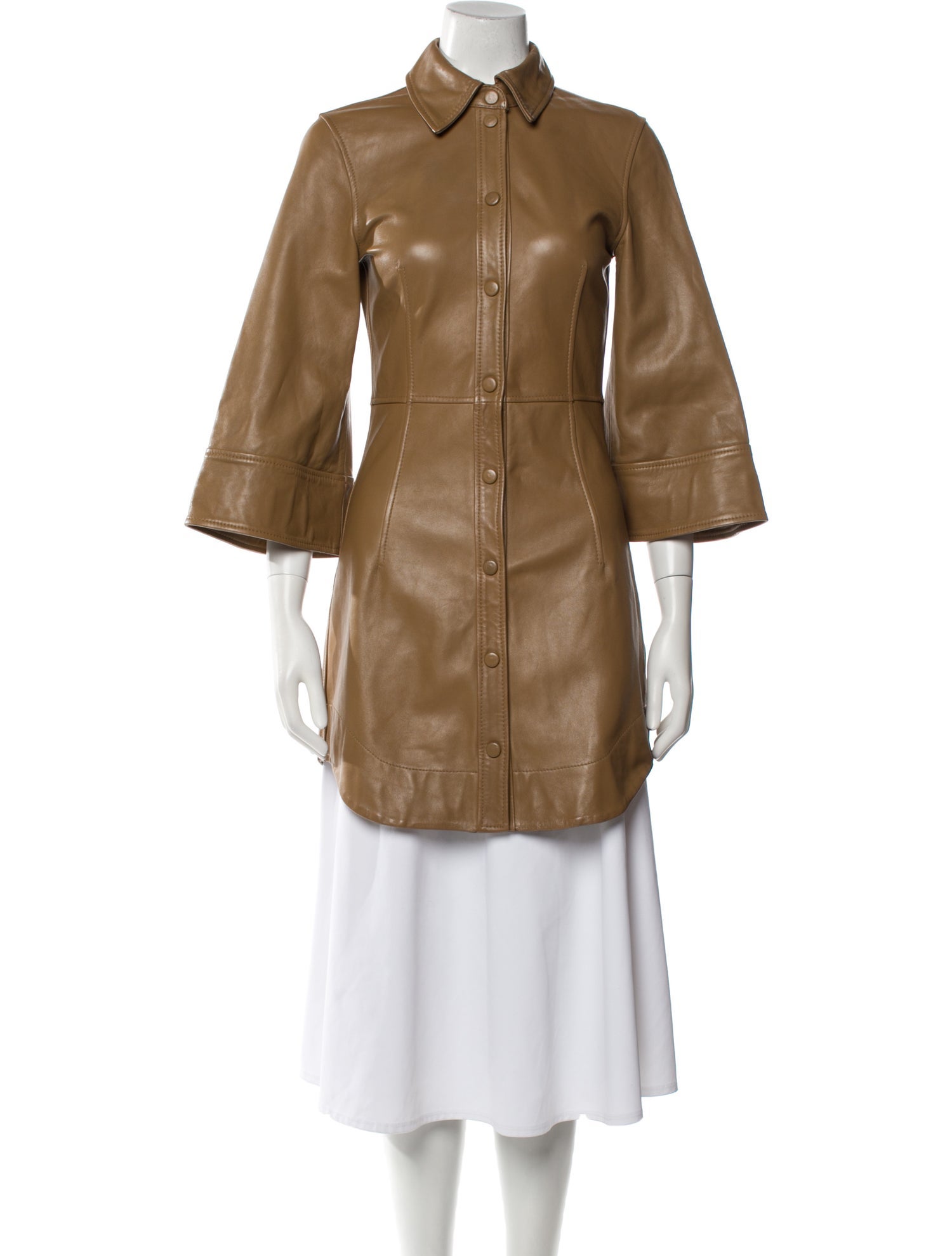 Ganni Leather Coat