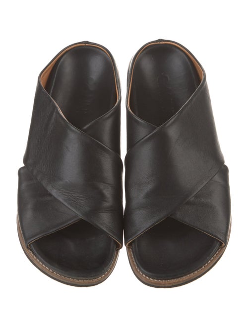Ganni Leather Slides