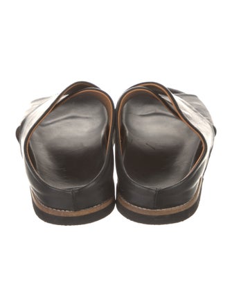 Ganni Leather Slides