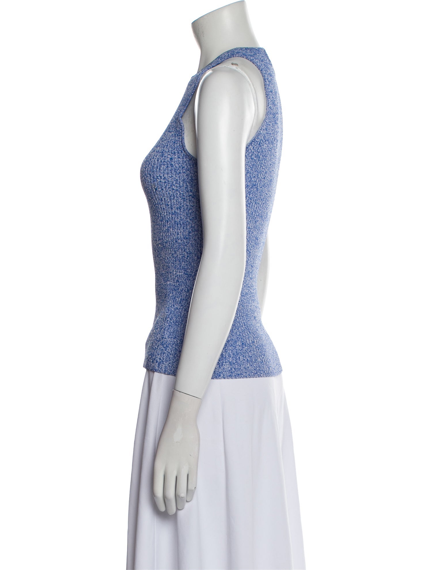 Ganni Crew Neck Sleeveless Top