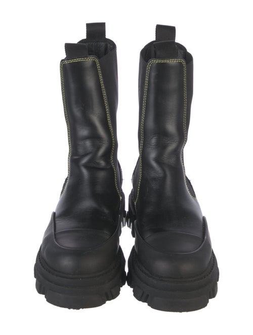 Ganni Leather Chelsea Boots