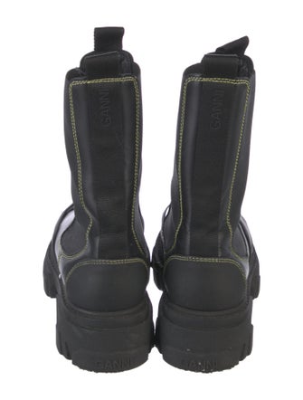 Ganni Leather Chelsea Boots