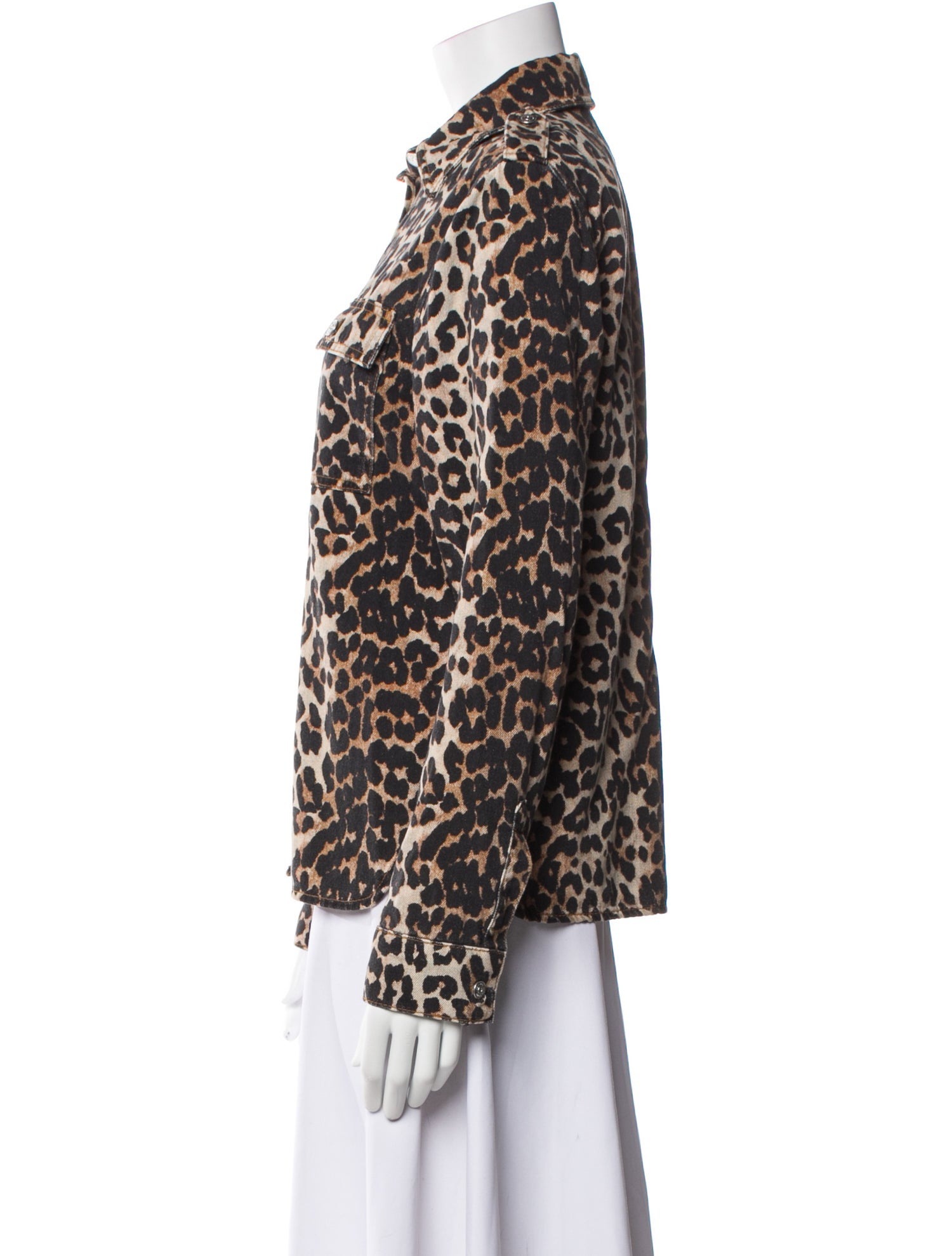 Ganni Animal Print Jacket