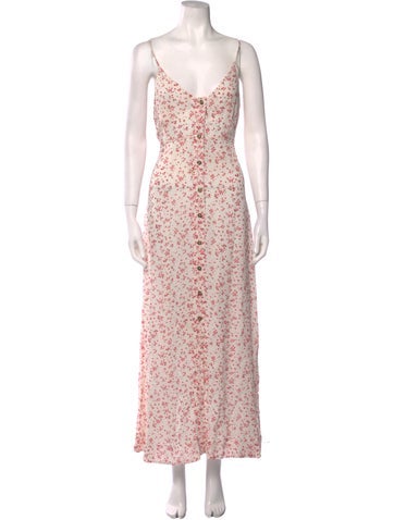 Ganni Dresses Floral Print Long Dress M