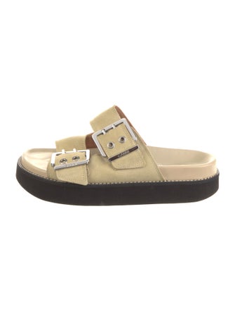 Ganni Suede Slides