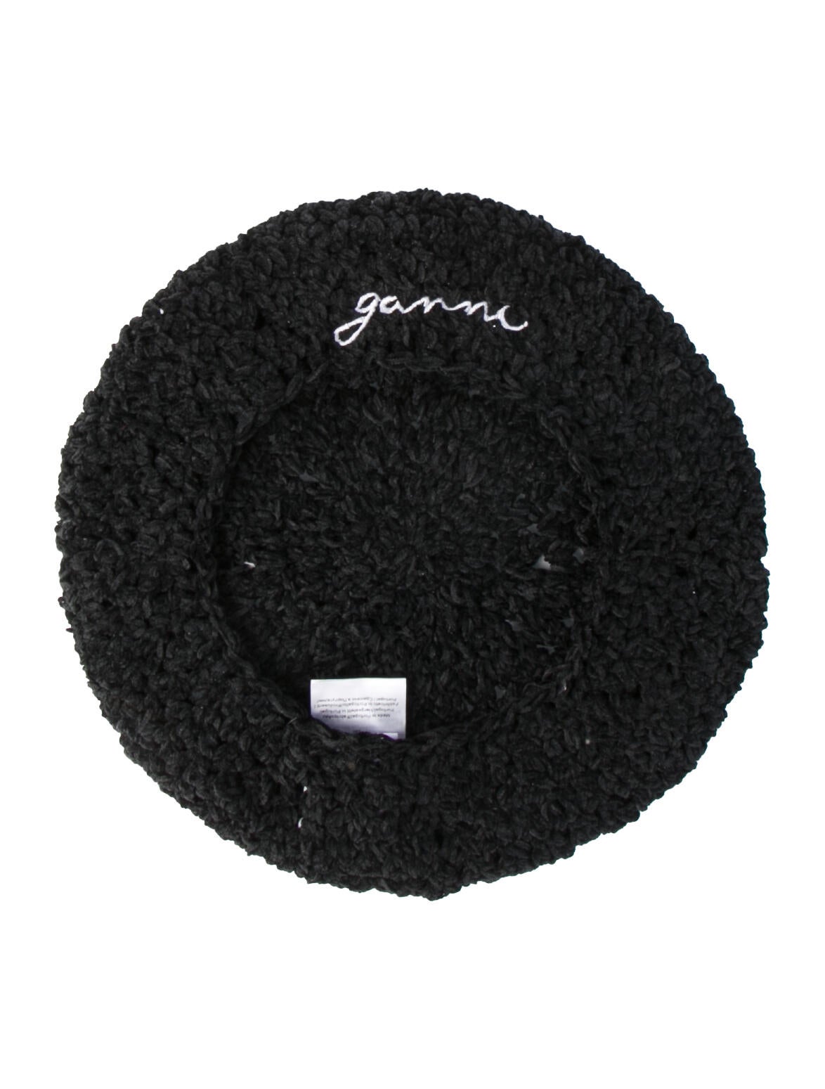 Ganni Black Beret