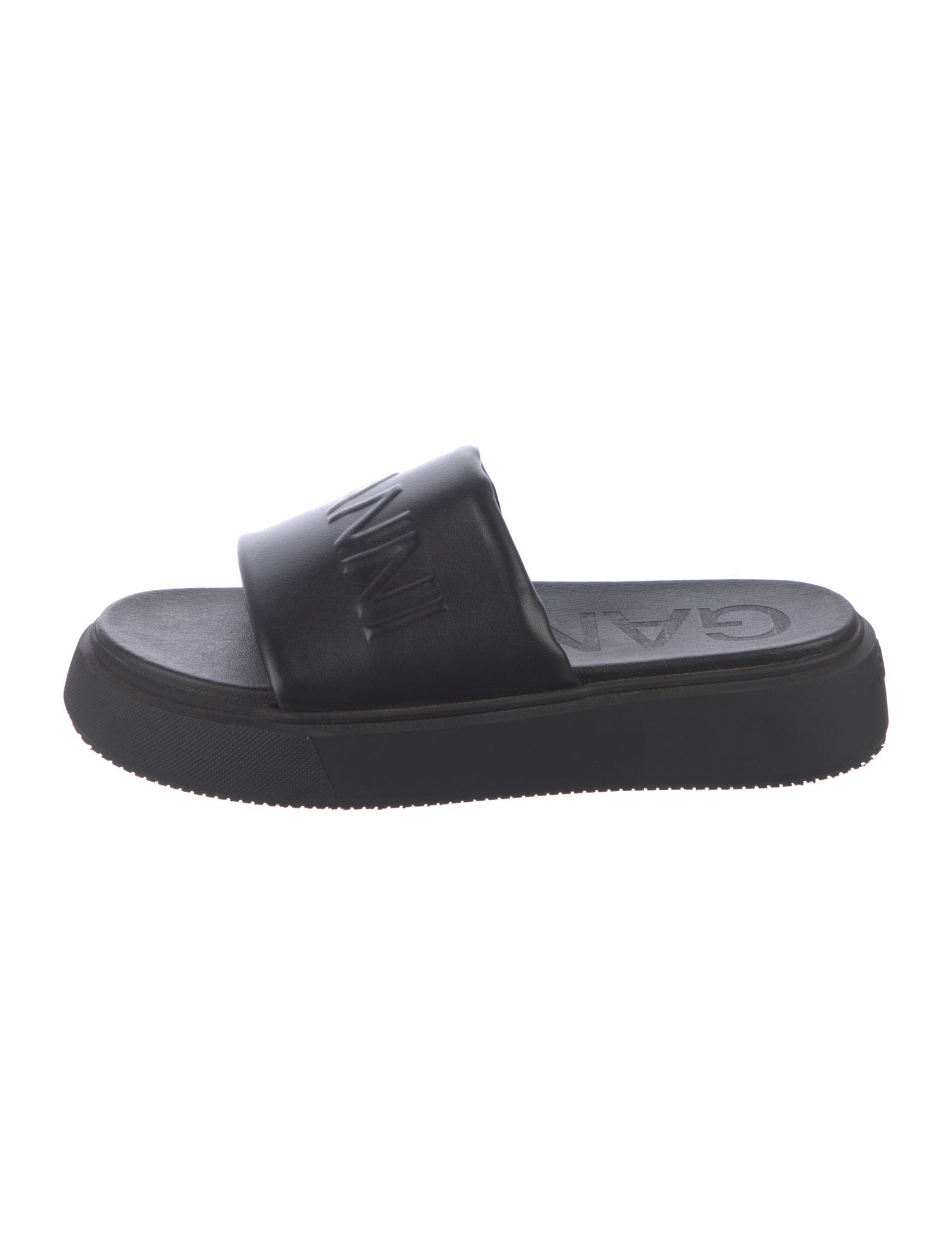 Ganni Leather Slides