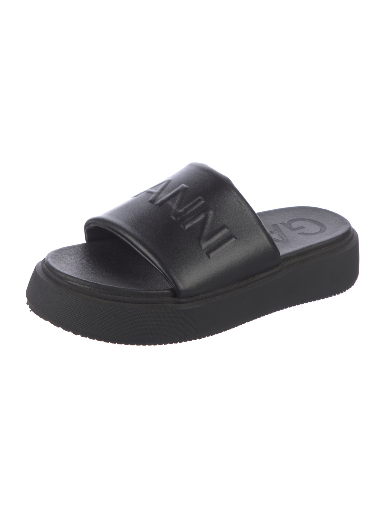 Ganni Leather Slides