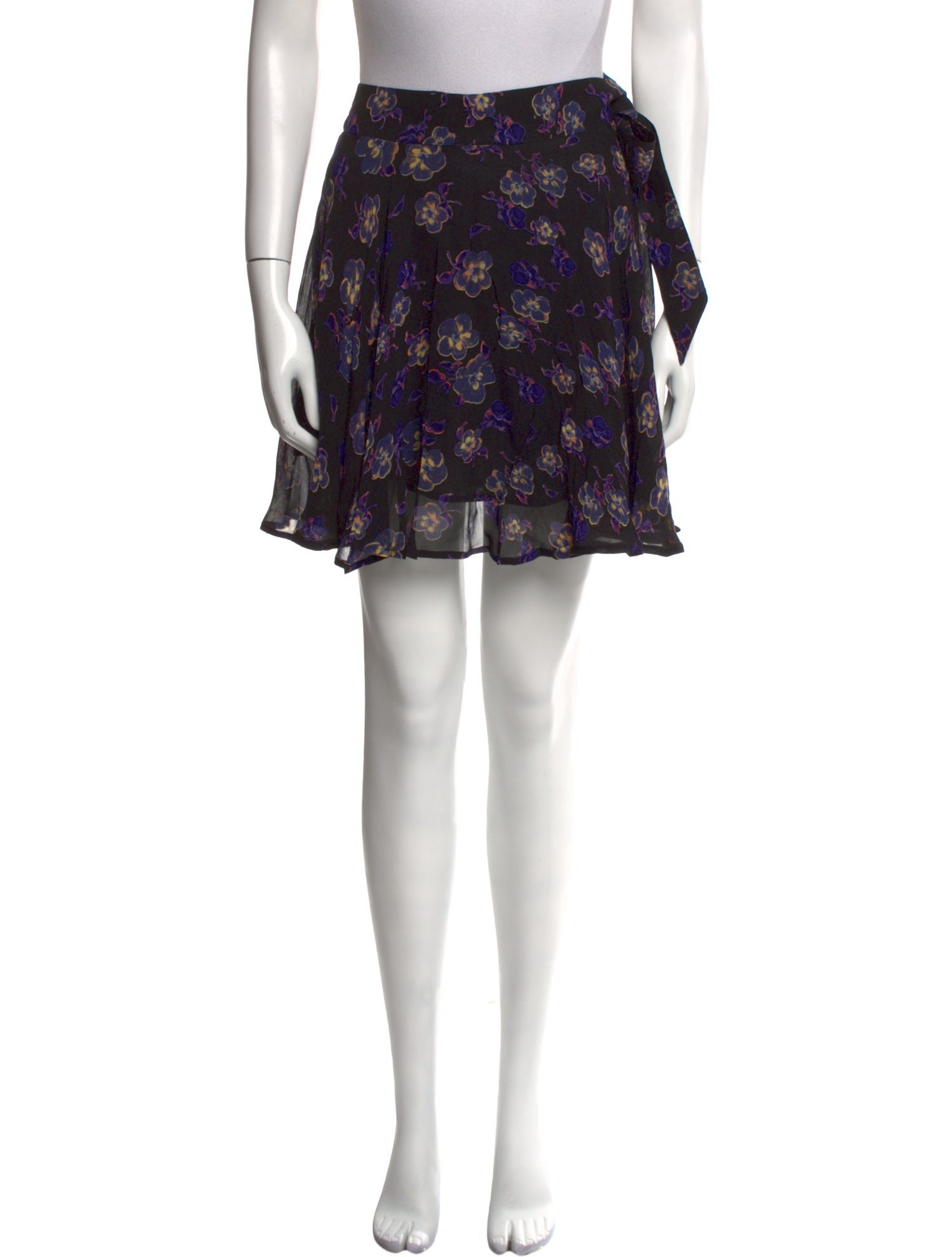 Ganni Floral Print Mini Skirt w/ Tags