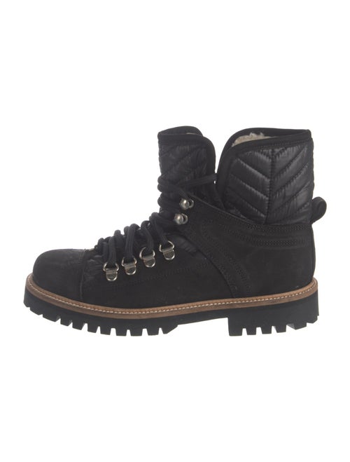 Ganni Suede Combat Boots