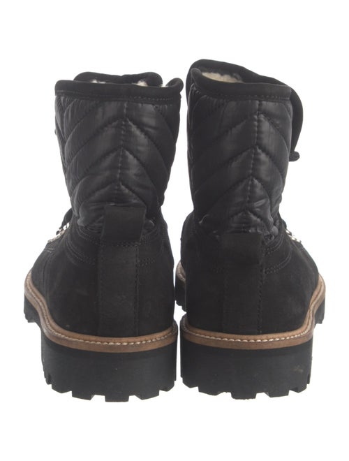 Ganni Suede Combat Boots