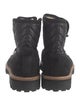 Ganni Suede Combat Boots