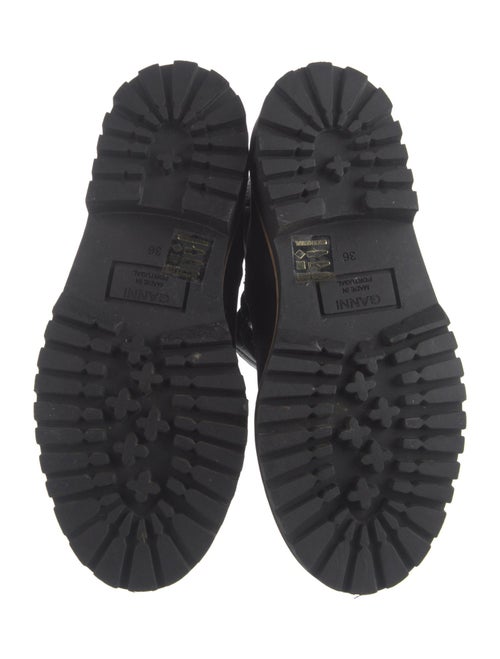 Ganni Suede Combat Boots