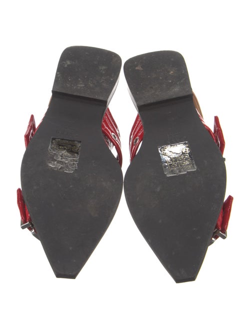 Ganni Lasercut Accents Slingback Flats