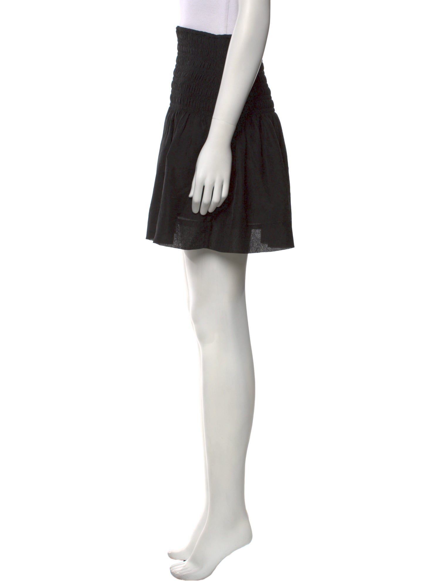 Ganni Crystal Embellishments Mini Skirt