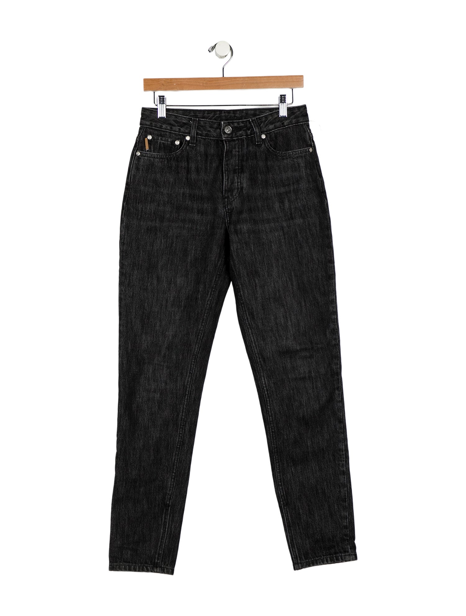Ganni Mid-Rise Straight Leg Jeans