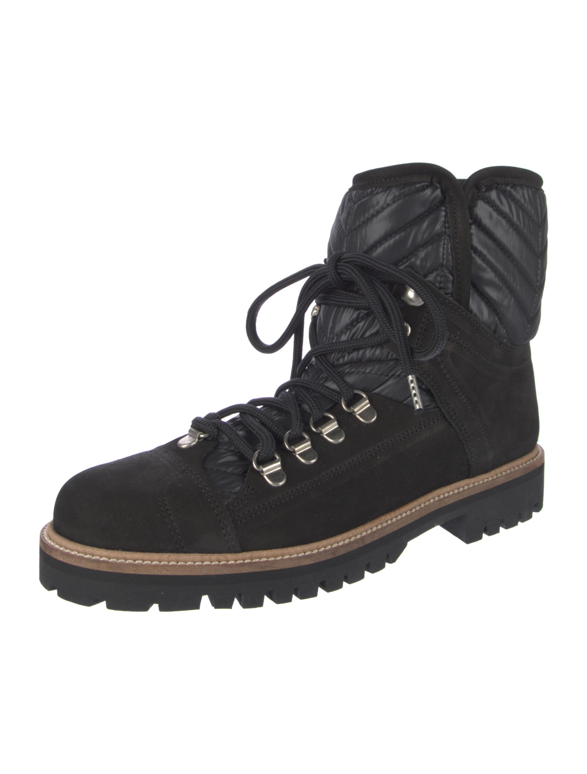 Ganni Suede Combat Boots