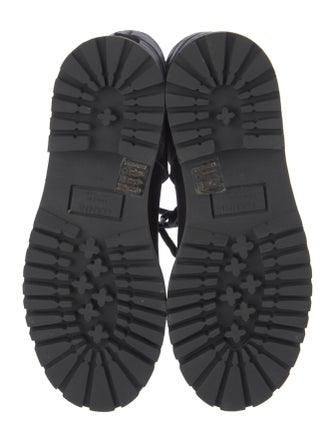 Ganni Suede Combat Boots