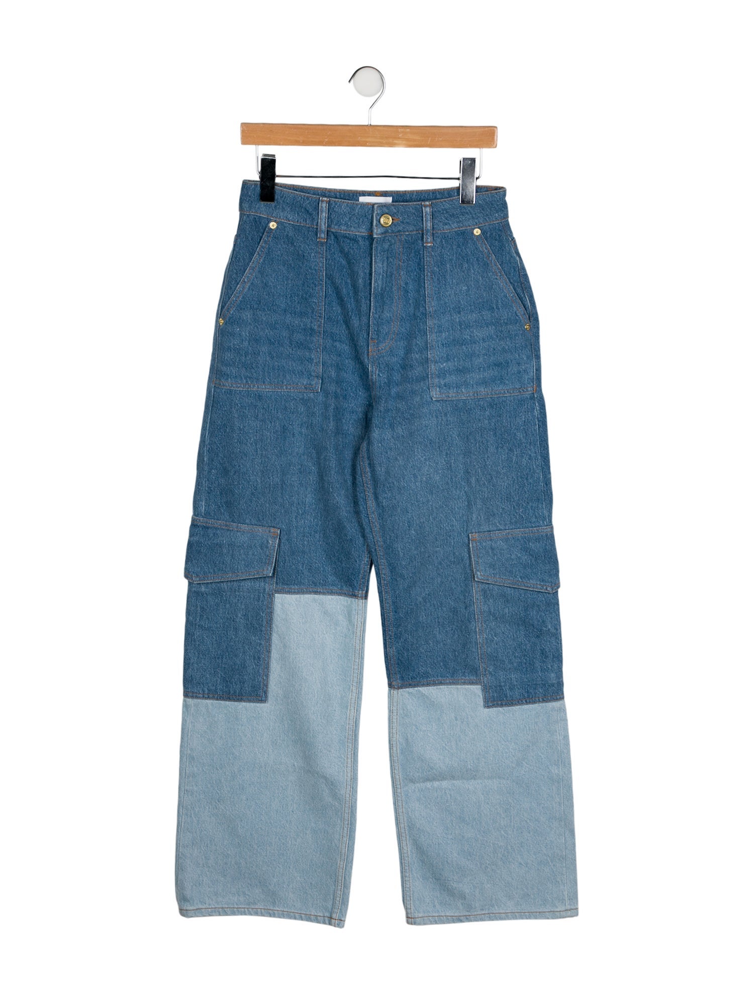 Ganni High-Rise Wide Leg Jeans