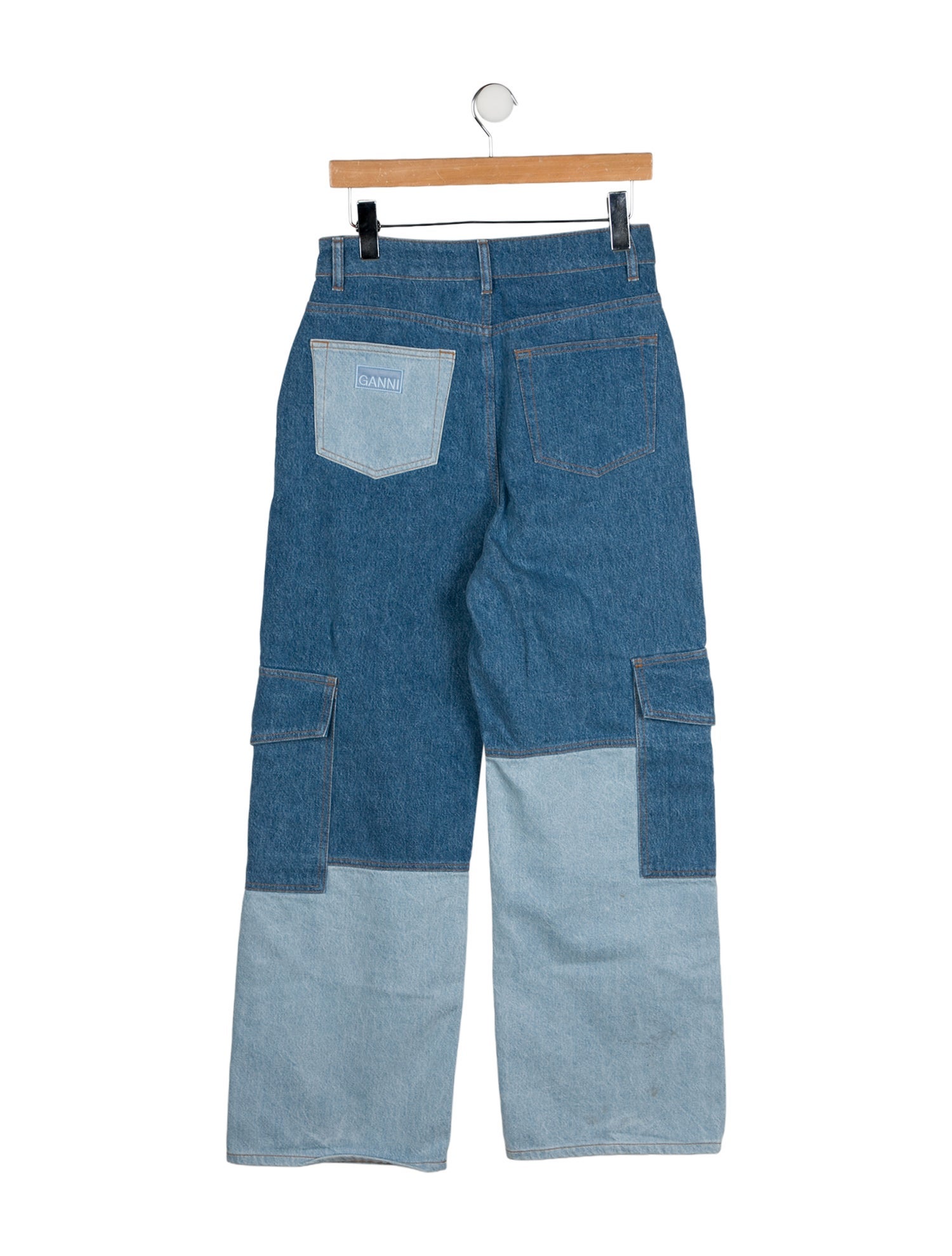 Ganni High-Rise Wide Leg Jeans