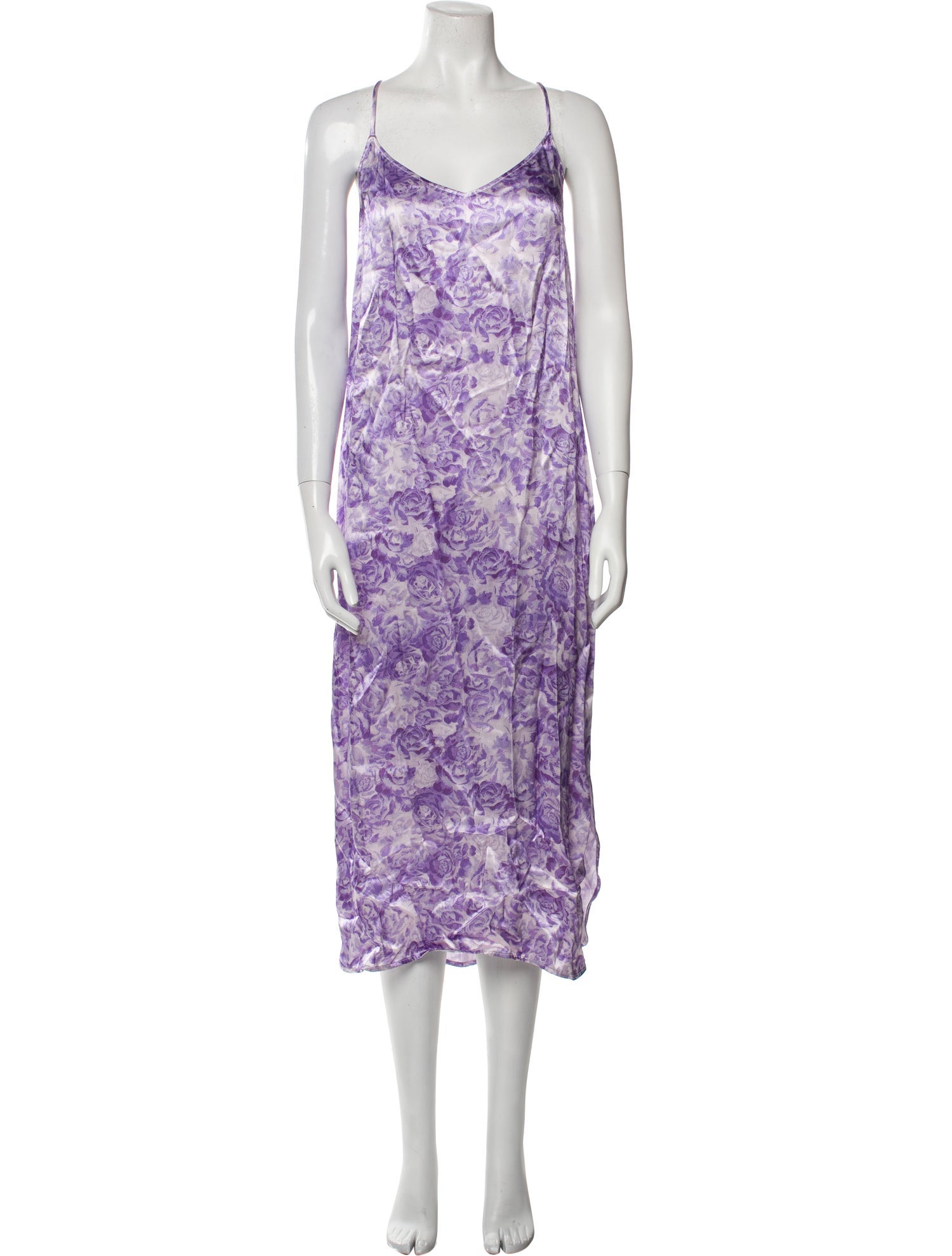 Ganni Floral Print Long Dress