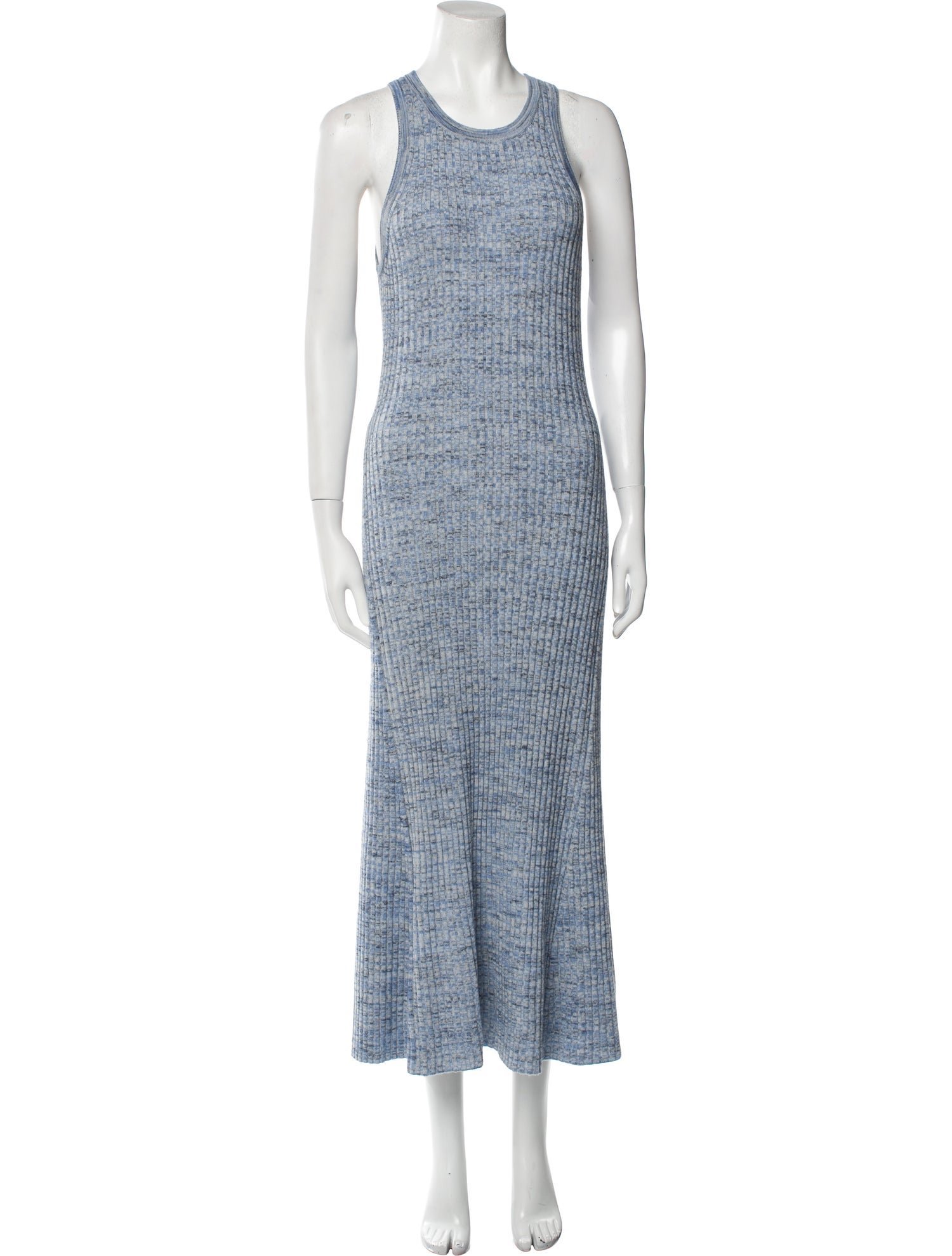Ganni Merino Wool Long Dress