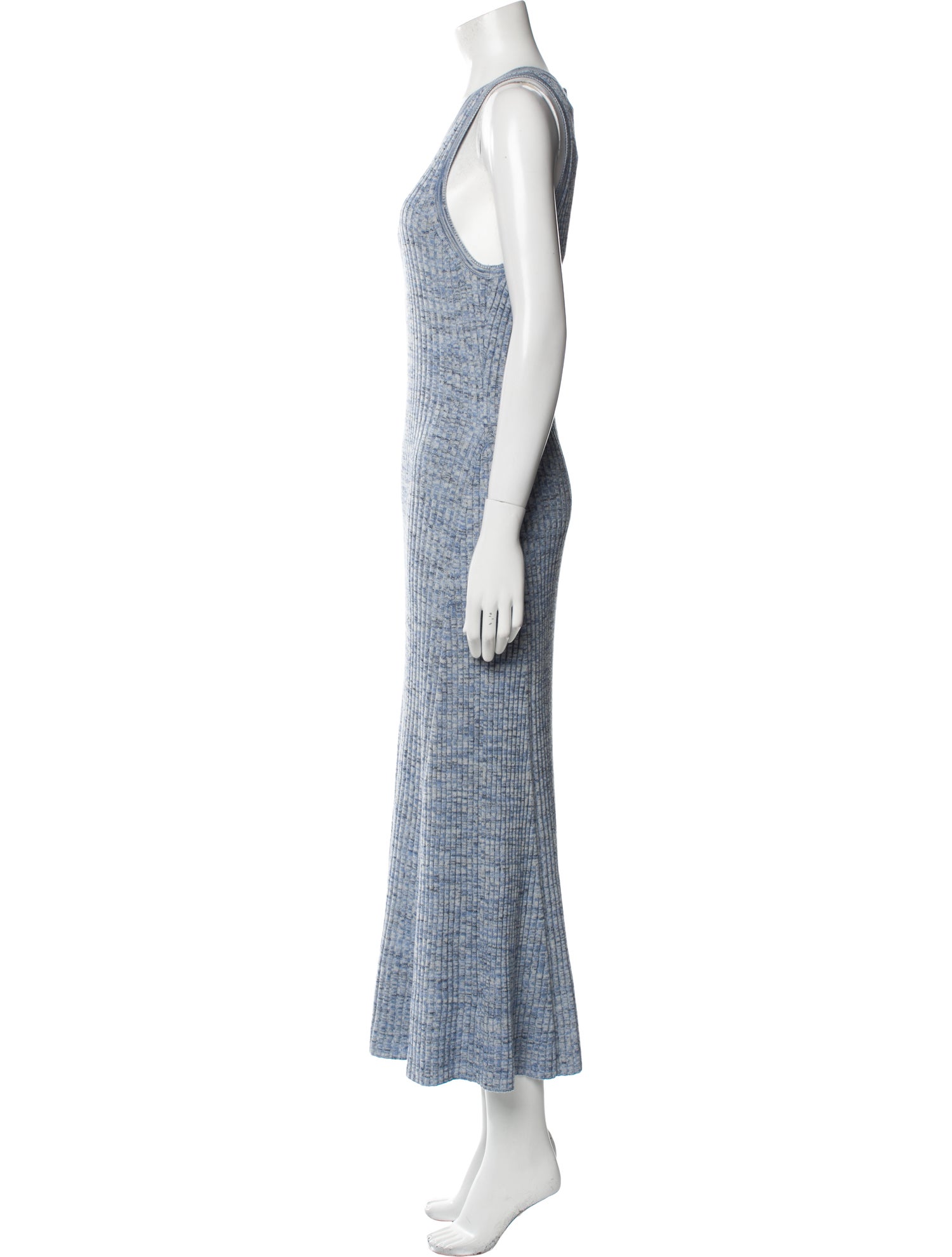 Ganni Merino Wool Long Dress