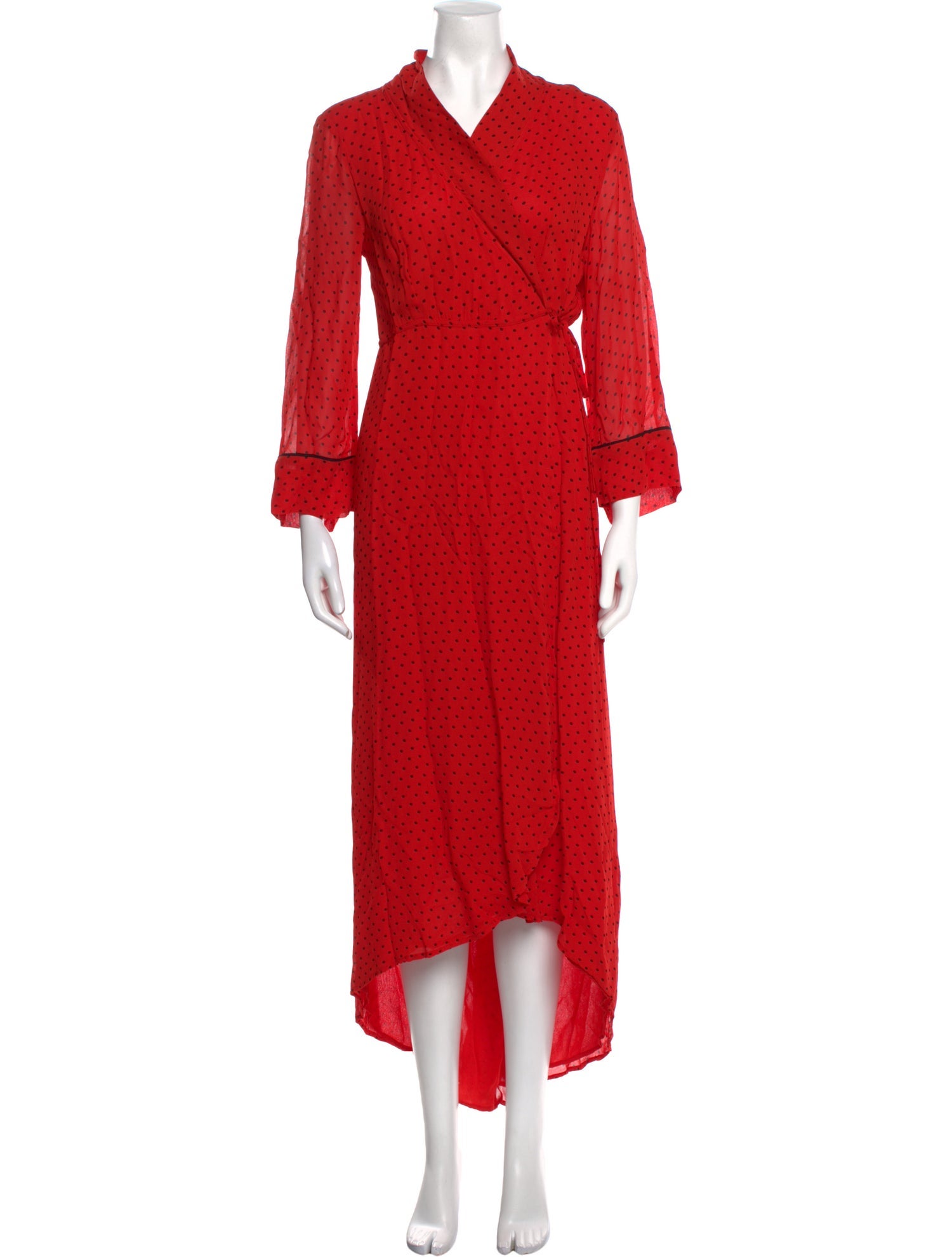 Ganni Printed Long Dress