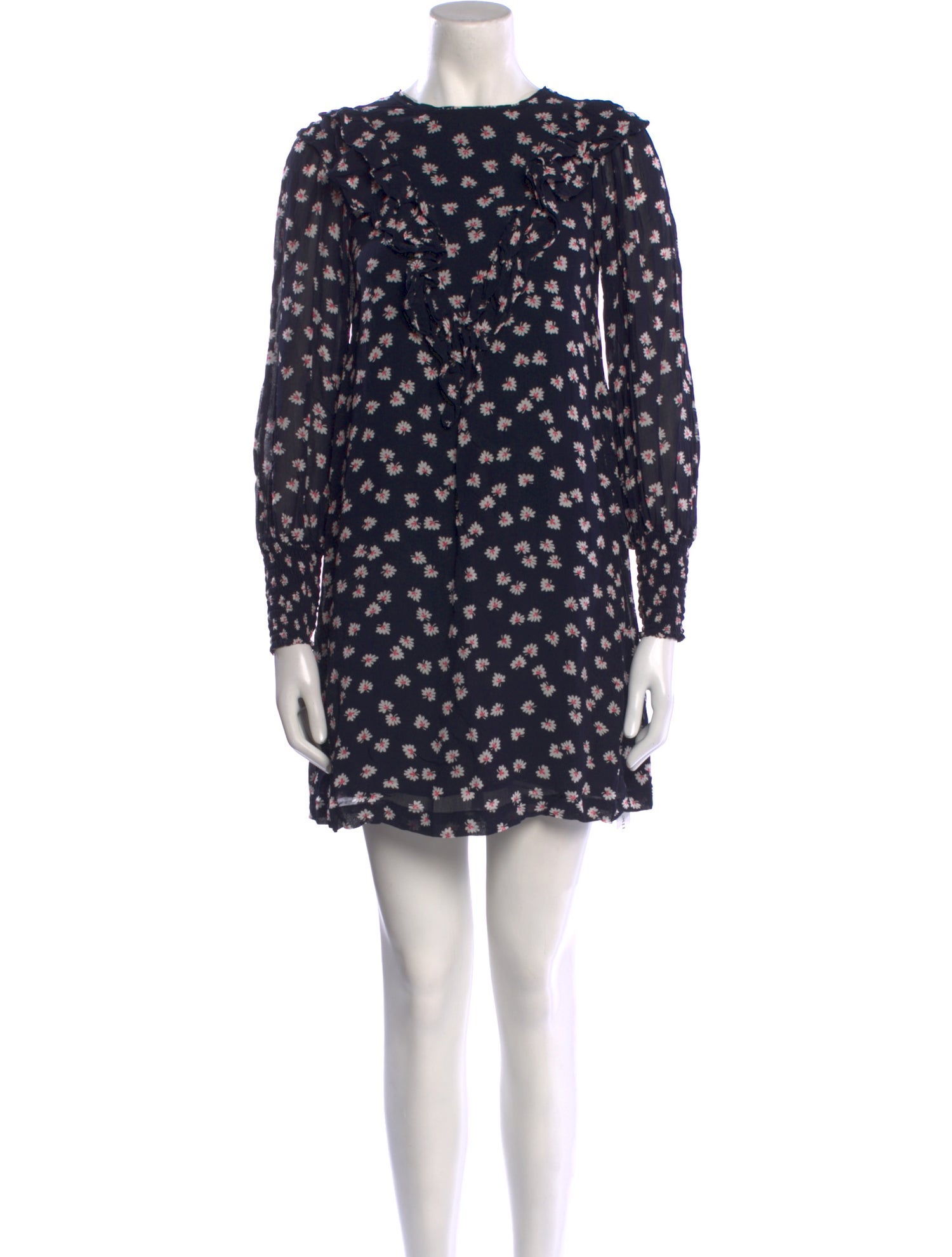 Ganni Floral Print Mini Dress