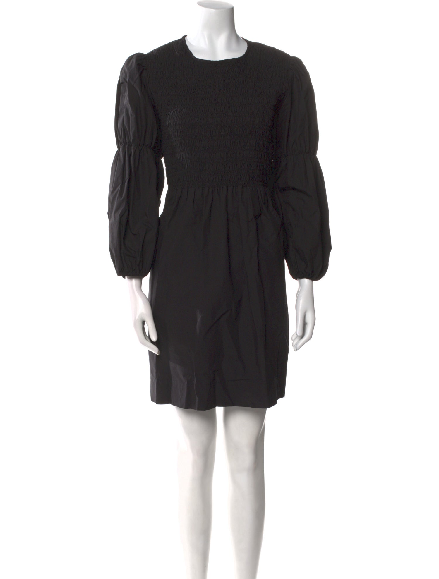 Ganni Crew Neck Mini Dress