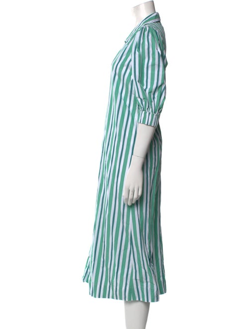 Ganni Striped Long Dress