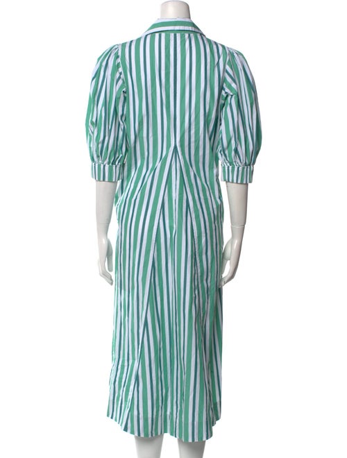 Ganni Striped Long Dress