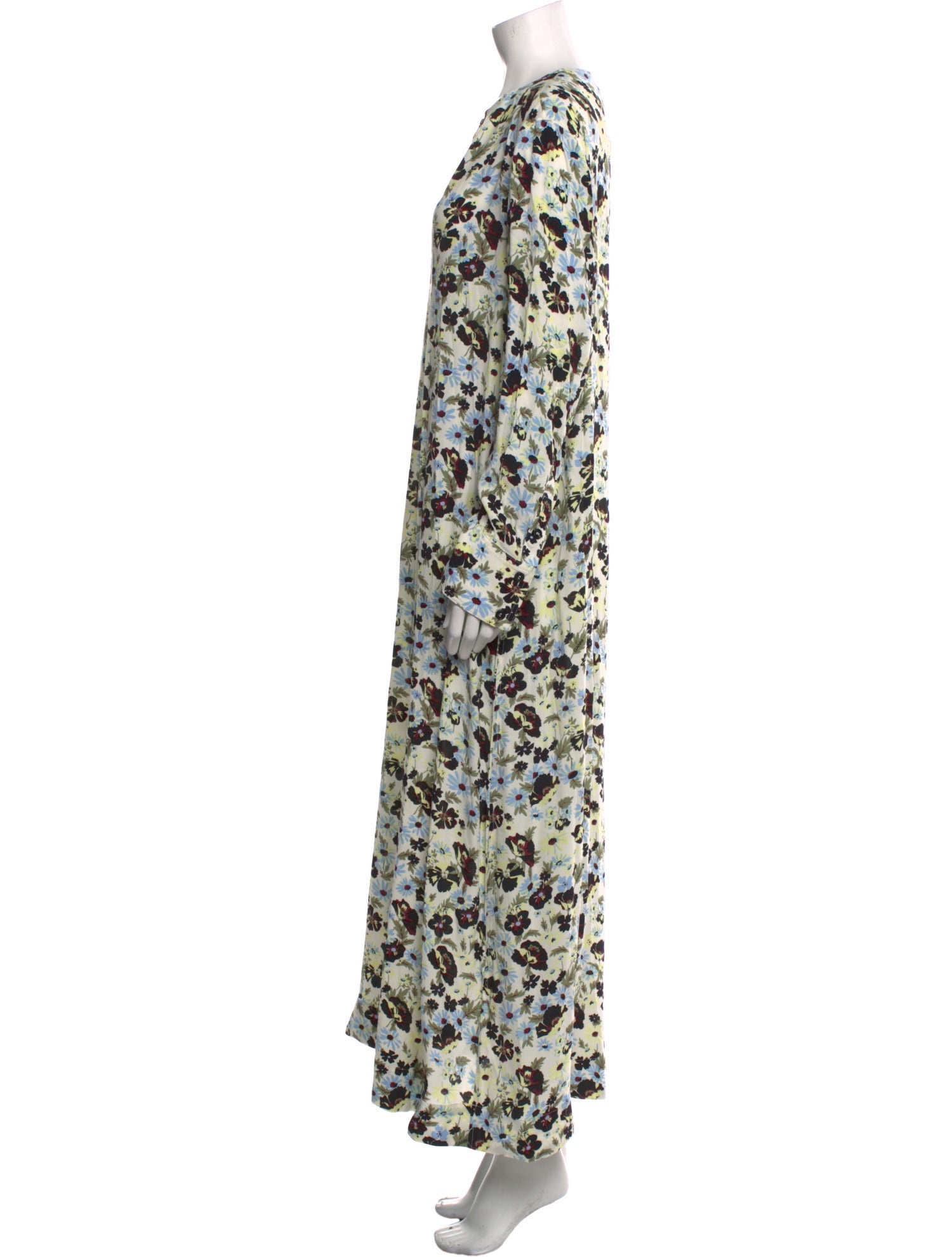 Ganni Floral Print Long Dress w/ Tags