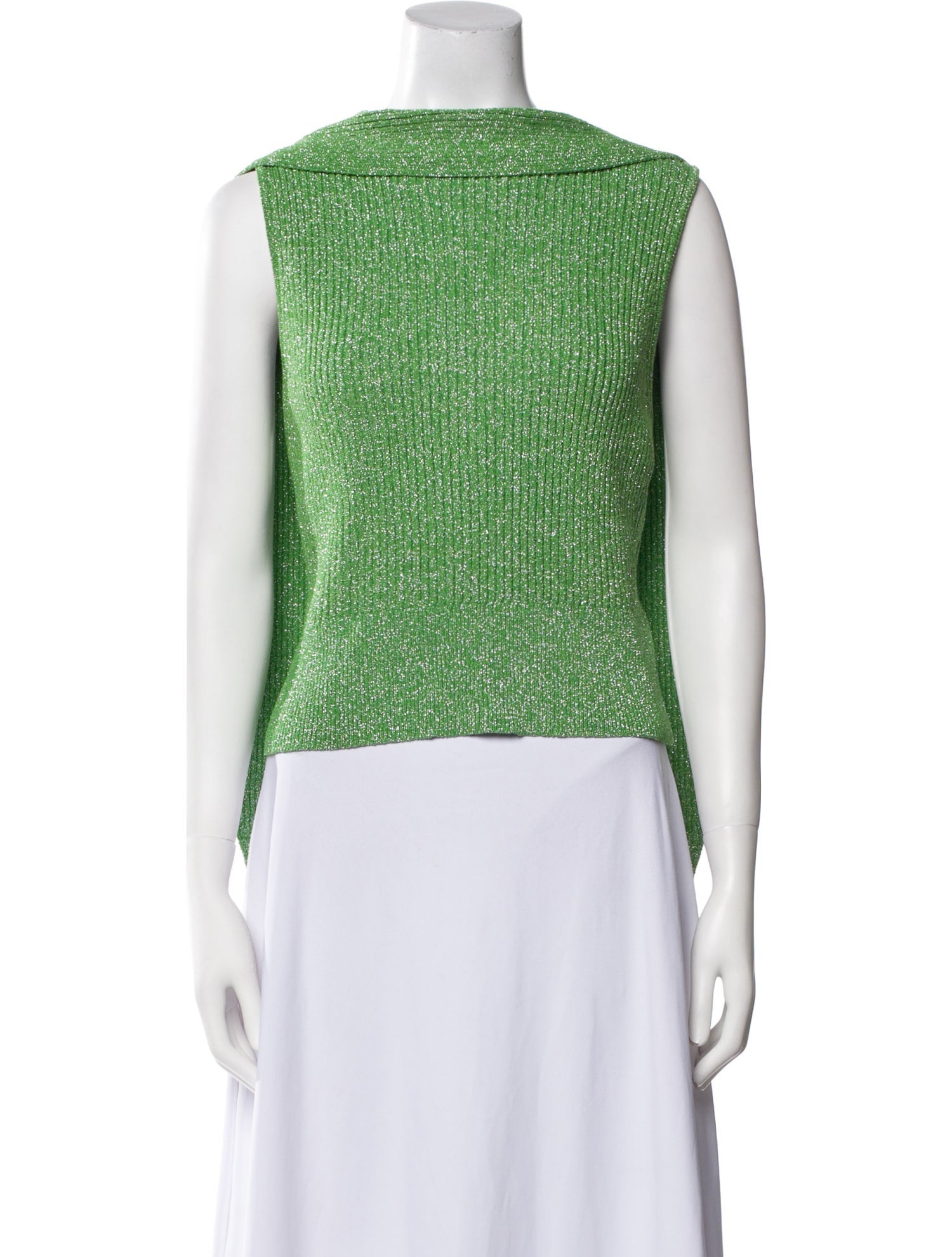 CELINE　トップス Celine Striped Scoop Neck Crop Top - Neutrals Tops, Clothing
